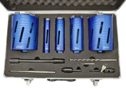 HBM 11 Delige Professionele Diamantborenset 38 / 52 / 65 / 117 / 127 Mm
