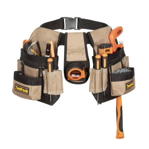 ToolPack Klassieke Gereedschapsgordel, Dubbele Houders