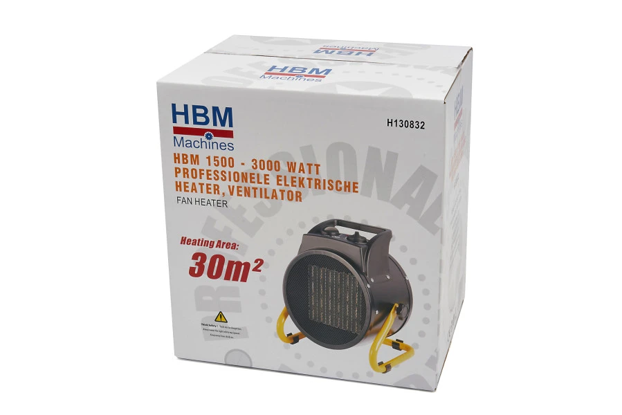 HBM Professionele Elektrische Heater, Ventilator 12 HBM Professionele Elektrische Heater, Ventilator - Afbeelding 10