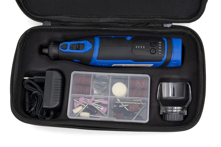 HBM 8 Volt Multifunctionele Hobbymachine Op Accu Met 42 Accessoires 10 HBM 8 Volt Multifunctionele Hobbymachine Op Accu Met 42 Accessoires - Afbeelding 8