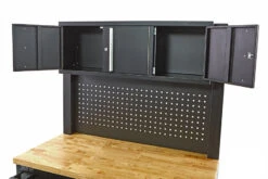 HBM Gereedschapswagen Met Kastenwand, Houten Werkblad, 122 Cm, Zwart -Kwaliteitswinkel Voor Thuishulpmiddelen hbm 007 104.jpg 1200x600 73c00ebc88