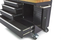 HBM Gereedschapswagen Met Kastenwand, Houten Werkblad, 122 Cm, Zwart -Kwaliteitswinkel Voor Thuishulpmiddelen hbm 008 108.jpg 1200x600 563deebc88