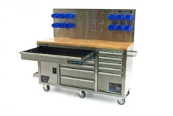 HBM Werkbank 158 Cm 10 Laden Met Deur En Achterwand, RVS -Kwaliteitswinkel Voor Thuishulpmiddelen hbm 010 130.jpg 1200x600 41bcaebc88