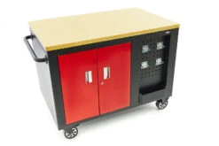 HBM Verrijdbare Gereedschapswagen, Werkbank Met Houten Werkblad 10 Laden, Rood Zwart -Kwaliteitswinkel Voor Thuishulpmiddelen hbm 015 121.jpg 1200x600 27fa4ebc88