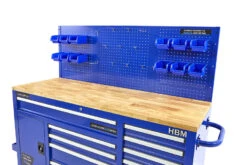 HBM Gereedschapswagen Met Achterwand, Houten Werkblad, 158 Cm, Blauw 22 HBM Gereedschapswagen Met Achterwand, Houten Werkblad, 158 Cm, Blauw -Kwaliteitswinkel Voor Thuishulpmiddelen hbm 019 100.jpg 1200x600 48819ebc88
