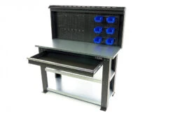 HBM Professionele Stalen 3 Laags Werkbank Met La En Achterwand 137 Cm -Kwaliteitswinkel Voor Thuishulpmiddelen hbm 033 111.jpg 1200x600 51998ebc88