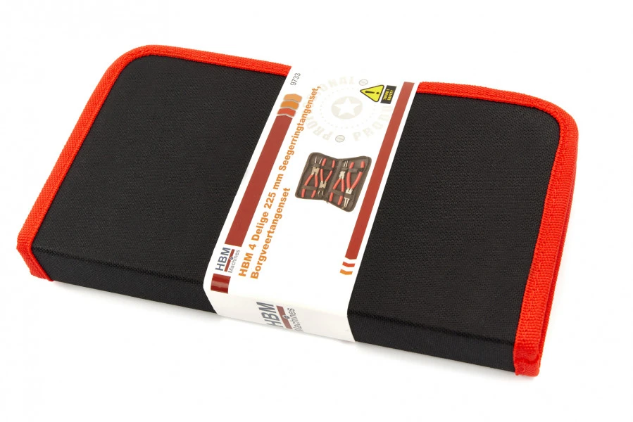 HBM 4 Delige 225 Mm Seegerringtangenset, Borgveertangenset 6 HBM 4 Delige 225 Mm Seegerringtangenset, Borgveertangenset - Afbeelding 4