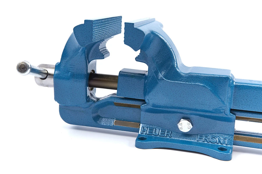 Heuer - Brockhaus 120 Mm Bankschroef / Pijpklem 3 Heuer - Brockhaus 120 Mm Bankschroef / Pijpklem