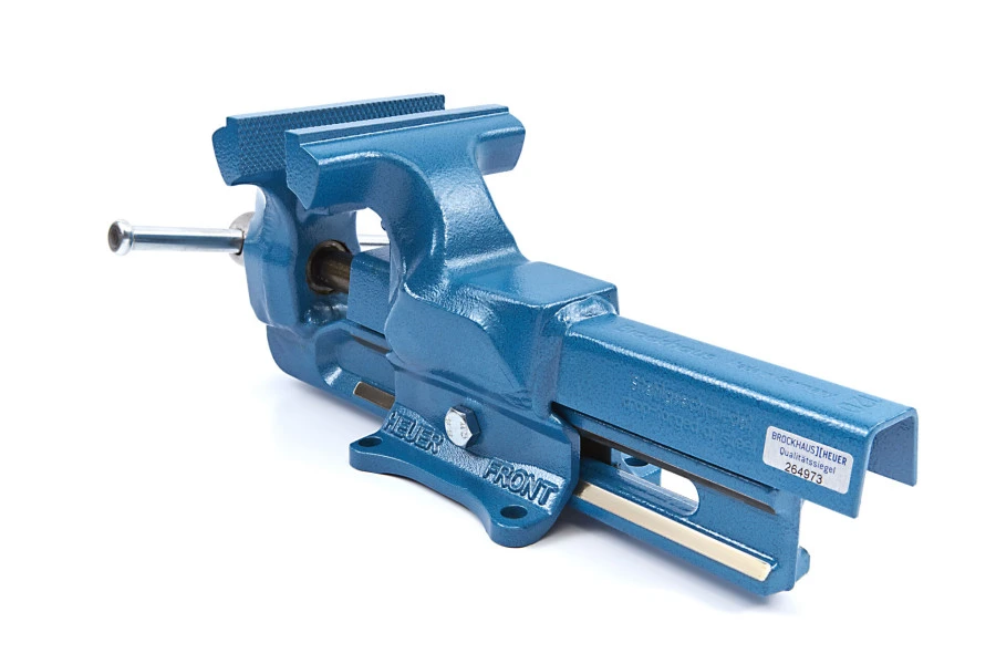 Heuer - Brockhaus 120 Mm Bankschroef / Pijpklem 4 Heuer - Brockhaus 120 Mm Bankschroef / Pijpklem - Afbeelding 2