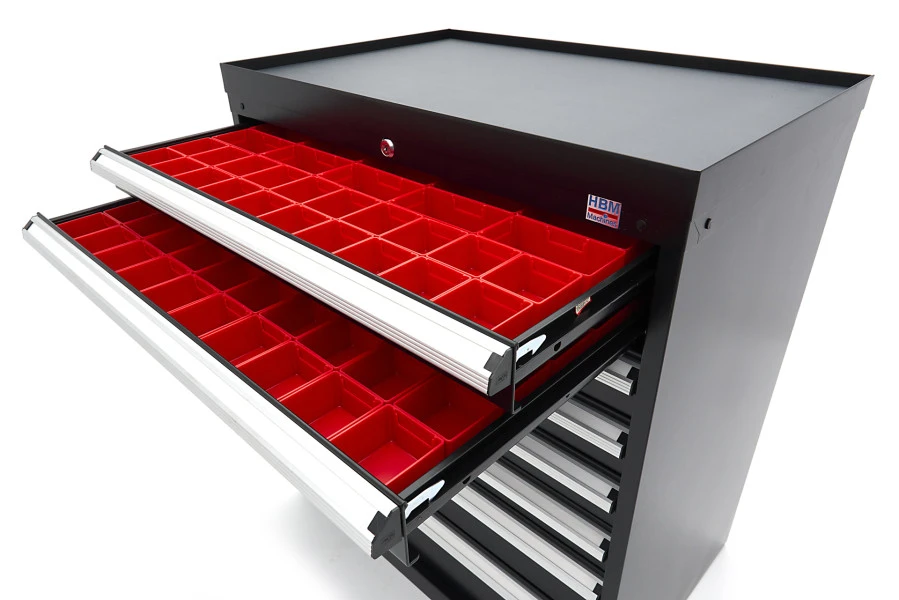 HBM 8 Laden Profi Gereedschapskast 88 X 58 X 100 Cm Zwart 10 HBM 8 Laden Profi Gereedschapskast 88 X 58 X 100 Cm Zwart - Afbeelding 8