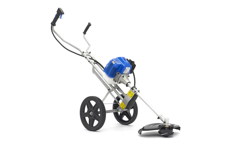 HBM Mobiele 52 Cc Grastrimmer / Kantenmaaier Met 2-Takt Benzinemotor En Wielen 6 HBM Mobiele 52 Cc Grastrimmer / Kantenmaaier Met 2-Takt Benzinemotor En Wielen - Afbeelding 4