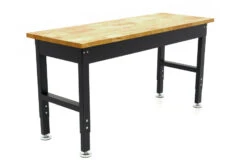 HBM In Hoogte Verstelbare Werkbank Met Massief Houten Werkblad En Lade 152 Cm -Kwaliteitswinkel Voor Thuishulpmiddelen hbm 1083 1.jpg 1200x600 64d54ebc88