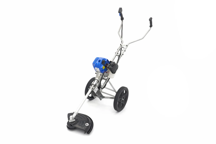 HBM Mobiele 52 Cc Grastrimmer / Kantenmaaier Met 2-Takt Benzinemotor En Wielen 3 HBM Mobiele 52 Cc Grastrimmer / Kantenmaaier Met 2-Takt Benzinemotor En Wielen