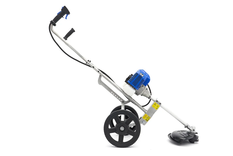 HBM Mobiele 52 Cc Grastrimmer / Kantenmaaier Met 2-Takt Benzinemotor En Wielen 7 HBM Mobiele 52 Cc Grastrimmer / Kantenmaaier Met 2-Takt Benzinemotor En Wielen - Afbeelding 5
