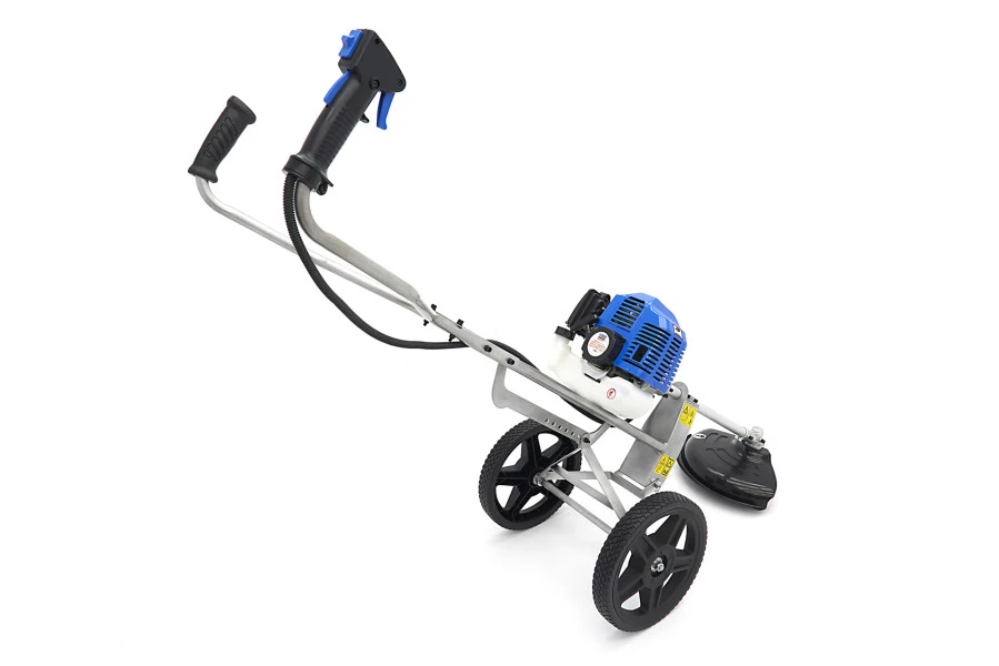 HBM Mobiele 52 Cc Grastrimmer / Kantenmaaier Met 2-Takt Benzinemotor En Wielen 8 HBM Mobiele 52 Cc Grastrimmer / Kantenmaaier Met 2-Takt Benzinemotor En Wielen - Afbeelding 6