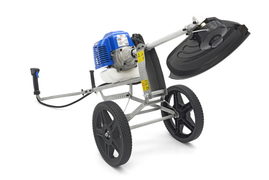 HBM Mobiele 52 Cc Grastrimmer / Kantenmaaier Met 2-Takt Benzinemotor En Wielen 11 HBM Mobiele 52 Cc Grastrimmer / Kantenmaaier Met 2-Takt Benzinemotor En Wielen - Afbeelding 9