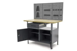 HBM Werkbank Met Deuren 120 X 60 X 145 Cm -Kwaliteitswinkel Voor Thuishulpmiddelen hbm 132 130.jpg 1200x600 07aaeebc88