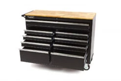 HBM Verrijdbare Gereedschapswagen Met Houten Werkblad - 117 Cm - Zwart -Kwaliteitswinkel Voor Thuishulpmiddelen hbm 146 43.jpg 1200x600 c598bebc88