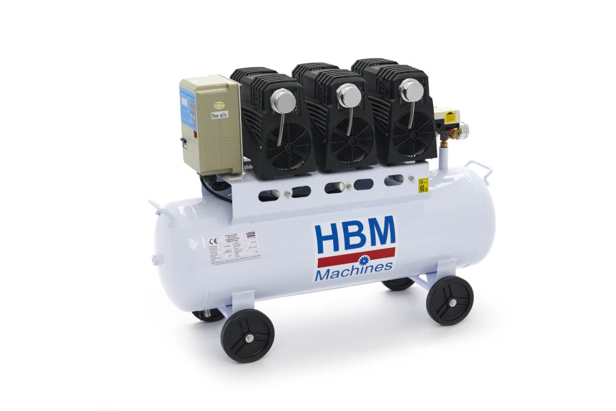 HBM 70 Liter Professionele Low Noise Compressor - Model 2 3 HBM 70 Liter Professionele Low Noise Compressor - Model 2