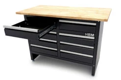 HBM 120 Cm Werkbank Met 8 Laden En Massief Houten Werkblad -Kwaliteitswinkel Voor Thuishulpmiddelen hbm 2043 16.jpg 1200x600 19e4eebc88