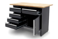 HBM 120 Cm Werkbank Met 5 Laden 1 Deur En Massief Houten Werkblad -Kwaliteitswinkel Voor Thuishulpmiddelen hbm 2053 9.jpg 1200x600 ef382ebc88