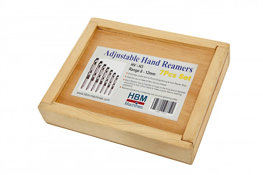 HBM 7 Delige Verstelbare Ruimerset 6mm T/M 12mm 4 HBM 7 Delige Verstelbare Ruimerset 6mm T/M 12mm - Afbeelding 2