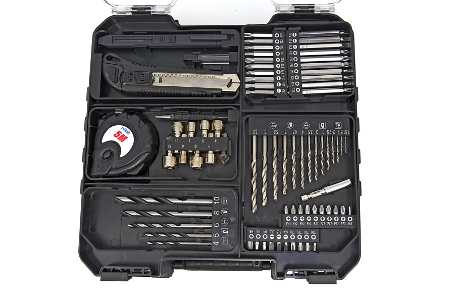 HBM Professionele Accuschroefboormachine 74-delig 20 Volt 9 HBM Professionele Accuschroefboormachine 74-delig 20 Volt - Afbeelding 7