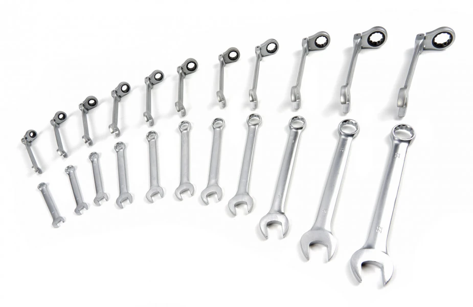 HBM 22 Delige Ring Ratel Steeksleutelset In Carbon Foam Inlay Voor Gereedschapswagen 7 HBM 22 Delige Ring Ratel Steeksleutelset In Carbon Foam Inlay Voor Gereedschapswagen - Afbeelding 5