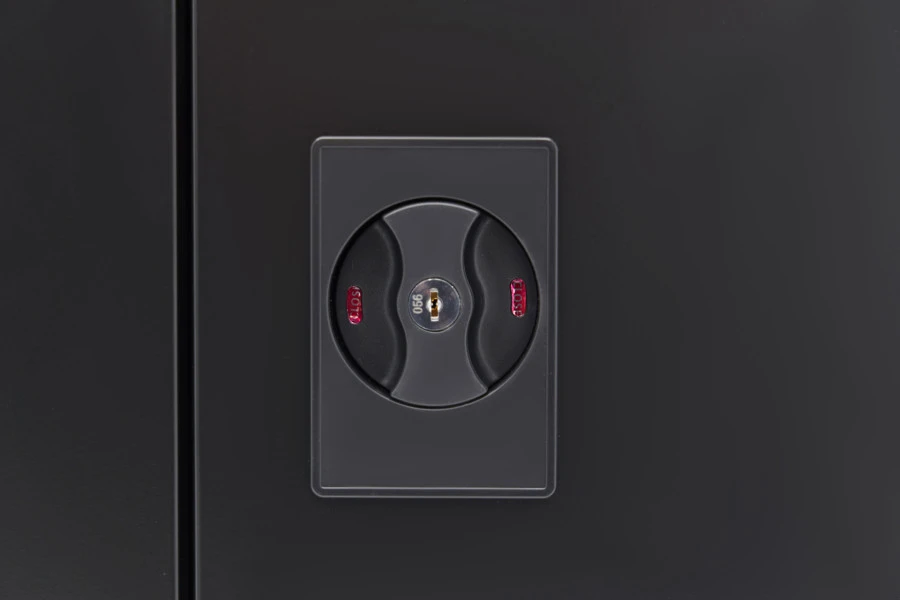 HBM Profi Gereedschapskast 90 X 45 X 90 Cm. Met 3 Planken Zwart 9 HBM Profi Gereedschapskast 90 X 45 X 90 Cm. Met 3 Planken Zwart - Afbeelding 7