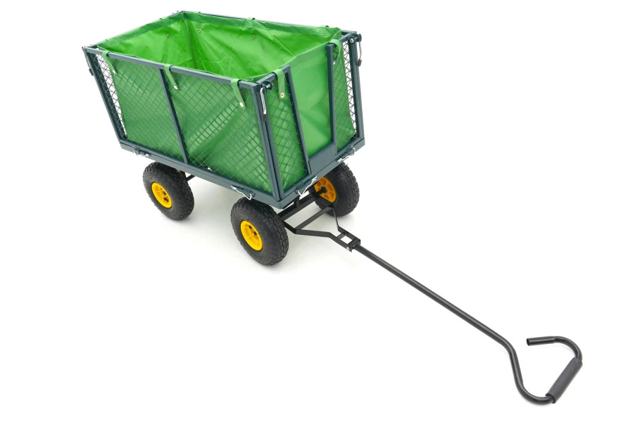 HBM 100 Kg Trekkar, Bolderwagen, Tuinkar Met 86 X 46 X 38 Cm Laadbak Inclusief Canvas Zak 5 HBM 100 Kg Trekkar, Bolderwagen, Tuinkar Met 86 X 46 X 38 Cm Laadbak Inclusief Canvas Zak - Afbeelding 3