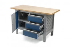 HBM 120 Cm Werkbank Met 3 Laden En 1 Deur