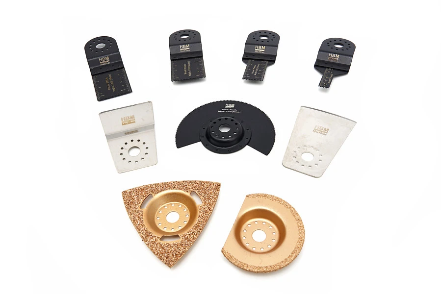 HBM 9 Delige Toebehorenset Voor Mulititool 3 HBM 9 Delige Toebehorenset Voor Mulititool