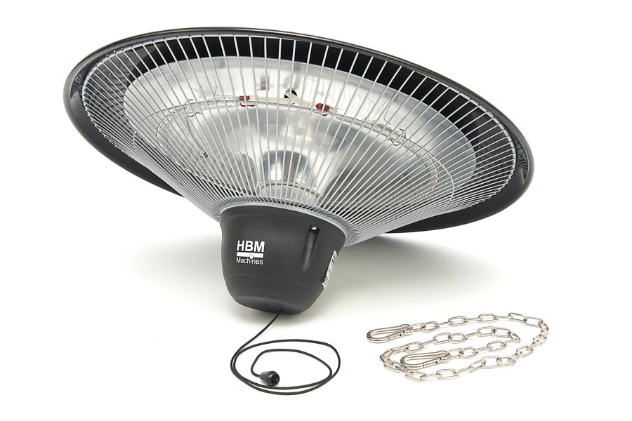 HBM 1500 W Terrasverwarmer - Hangend 4 HBM 1500 W Terrasverwarmer - Hangend - Afbeelding 2