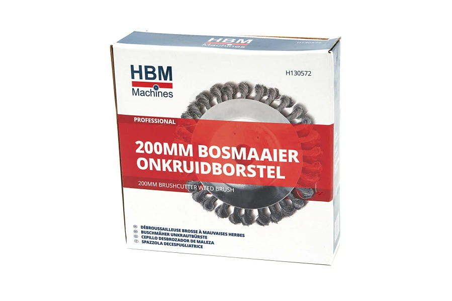 HBM 200 Mm. Onkruidborstel Voor Op Bosmaaiers 6 HBM 200 Mm. Onkruidborstel Voor Op Bosmaaiers - Afbeelding 4