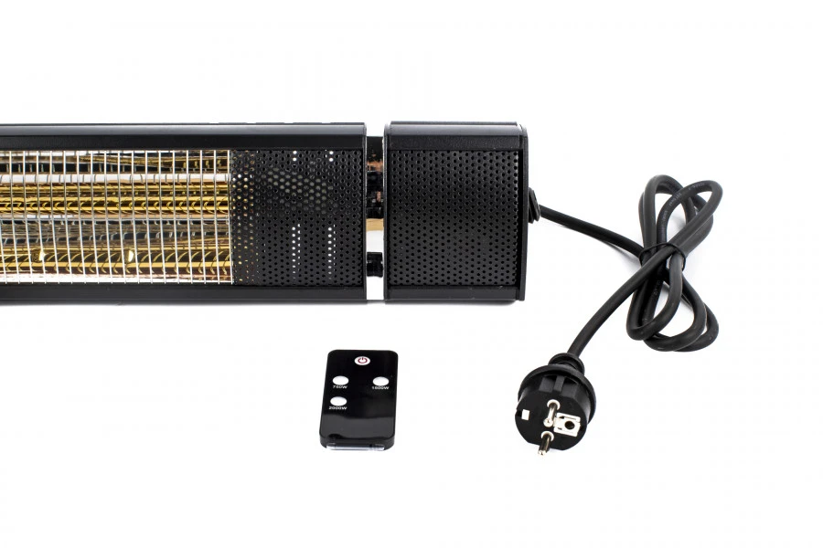 HBM Professionele 2000 Watt Terrasheater, Terrasverwarmer Met 3 Warmteniveaus En Afstandsbediening 3 HBM Professionele 2000 Watt Terrasheater, Terrasverwarmer Met 3 Warmteniveaus En Afstandsbediening