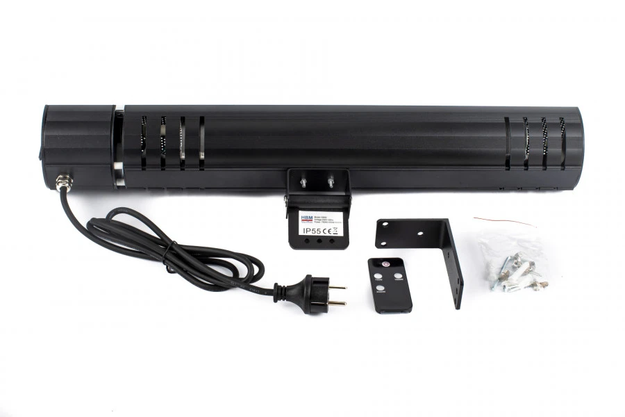 HBM Professionele 2000 Watt Terrasheater, Terrasverwarmer Met 3 Warmteniveaus En Afstandsbediening 4 HBM Professionele 2000 Watt Terrasheater, Terrasverwarmer Met 3 Warmteniveaus En Afstandsbediening - Afbeelding 2