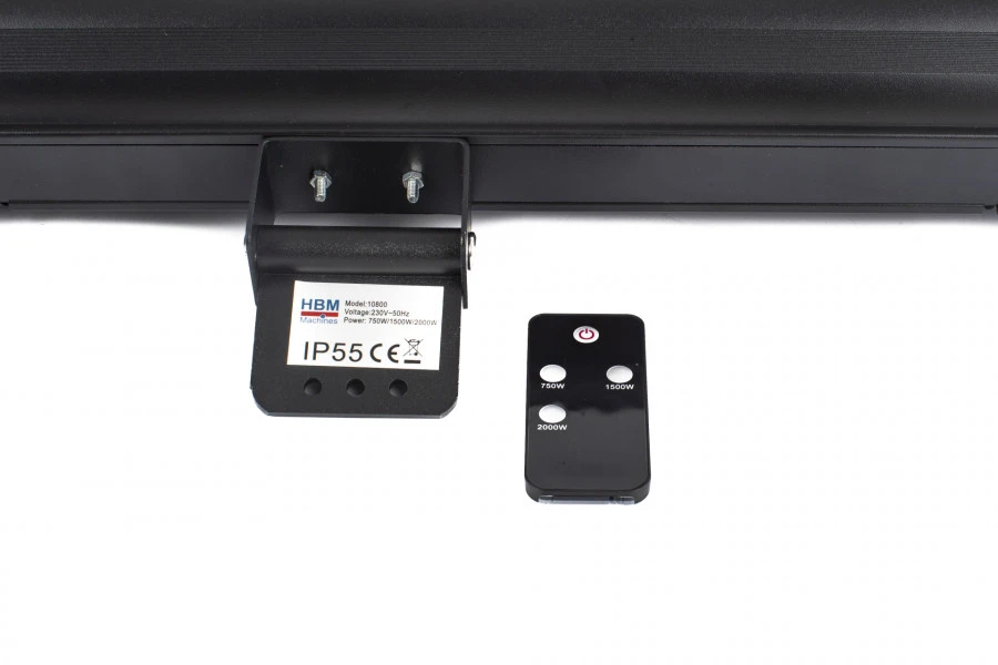 HBM Professionele 2000 Watt Terrasheater, Terrasverwarmer Met 3 Warmteniveaus En Afstandsbediening 5 HBM Professionele 2000 Watt Terrasheater, Terrasverwarmer Met 3 Warmteniveaus En Afstandsbediening - Afbeelding 3